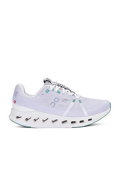 On Cloudsurfer Sneaker in Pearl & Ivory - White. Size 10 (also in 11). Product Image