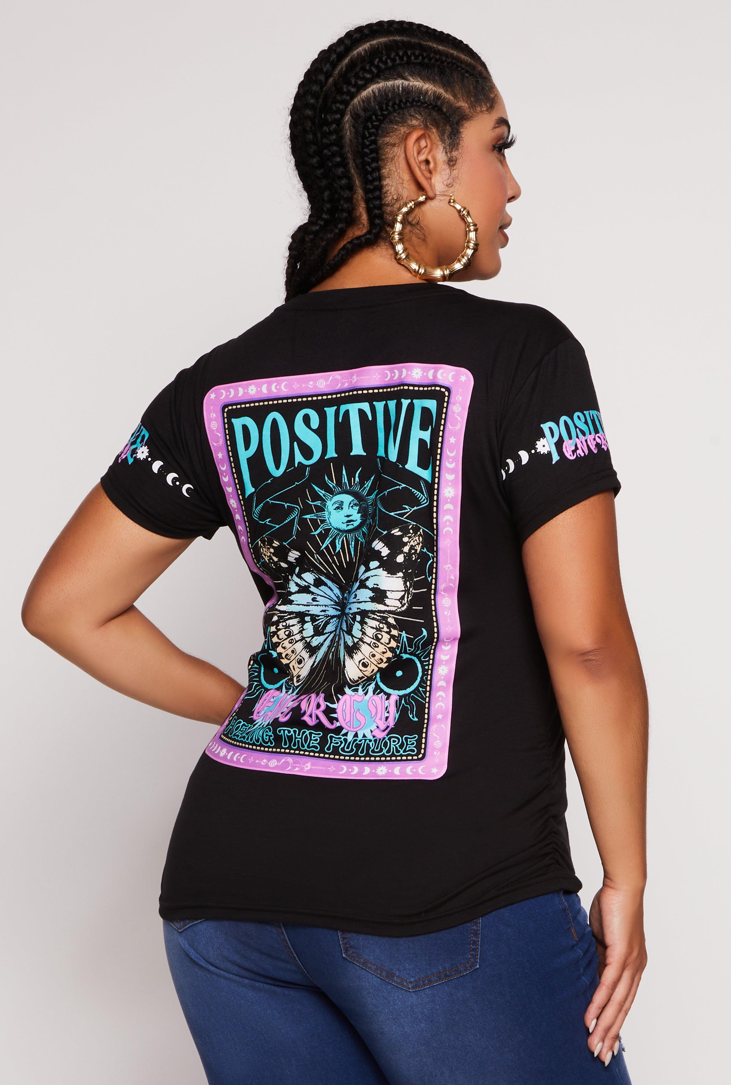 Womens Plus Size Positive Energy Graphic Tee Product Image