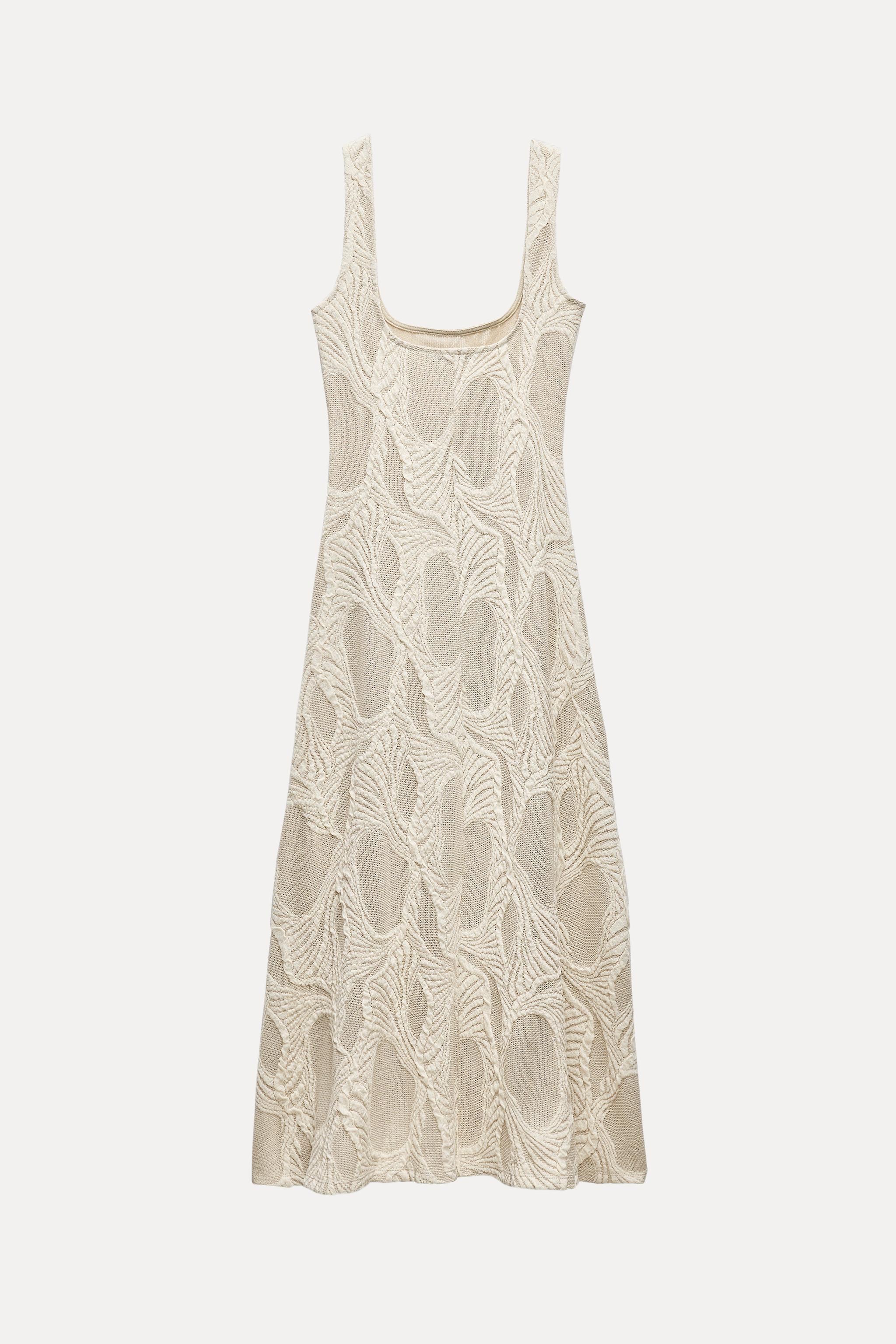 RUSTIC JACQUARD DRESS Product Image