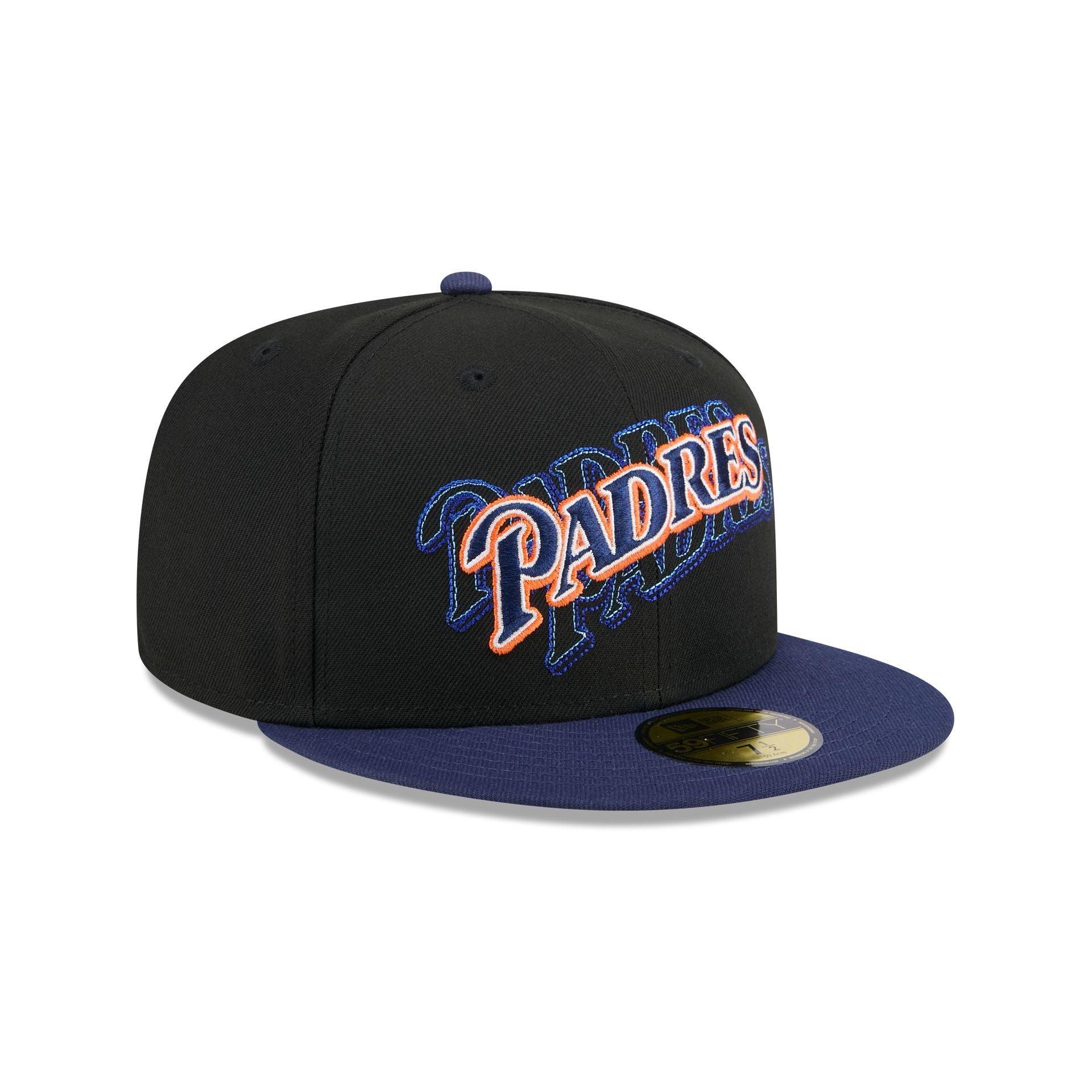 San Diego Padres Shadow Stitch 59FIFTY Fitted Hat Male Product Image