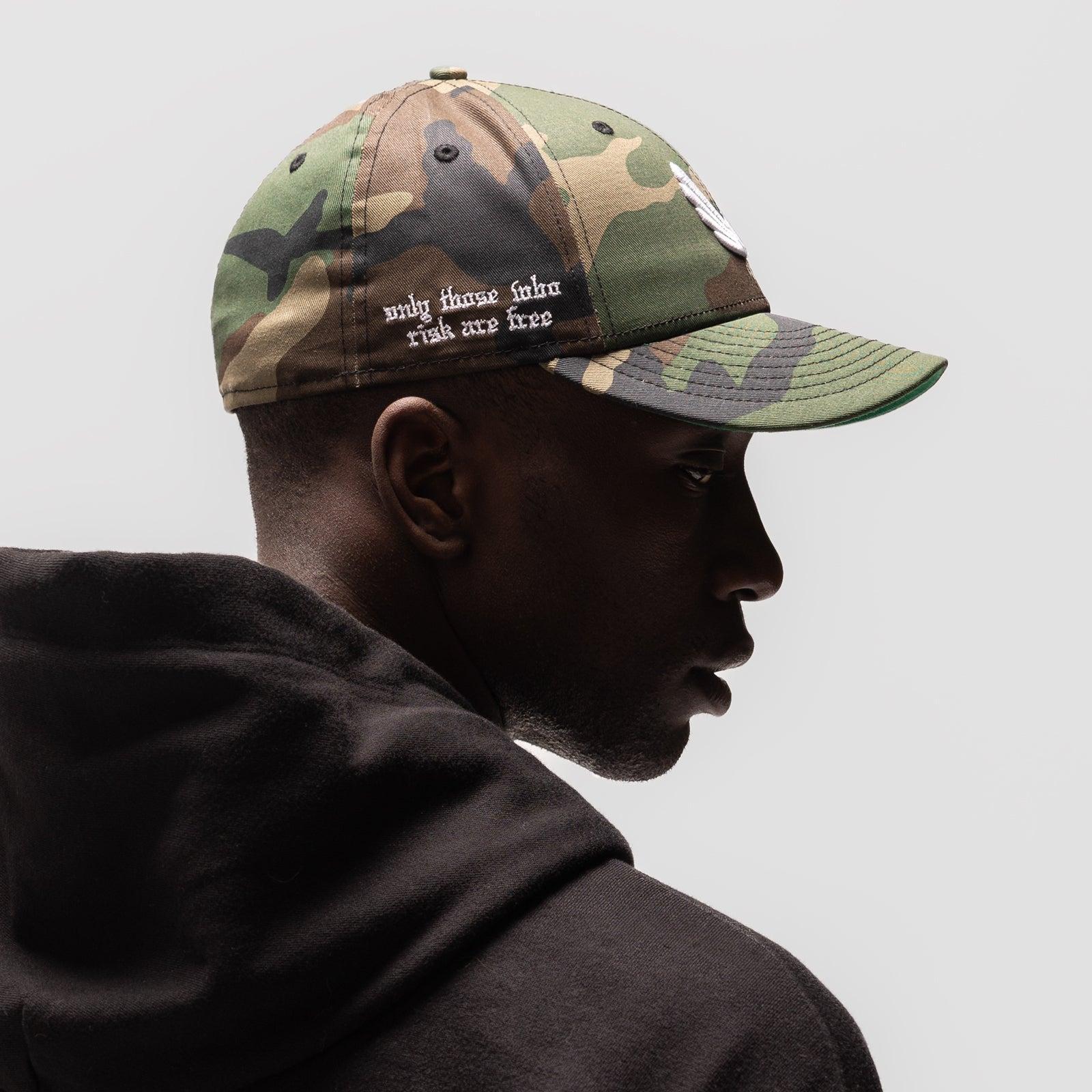 New Era® 59Fifty® Low Profile Hat - Woodland Camo/White “Wings” Product Image