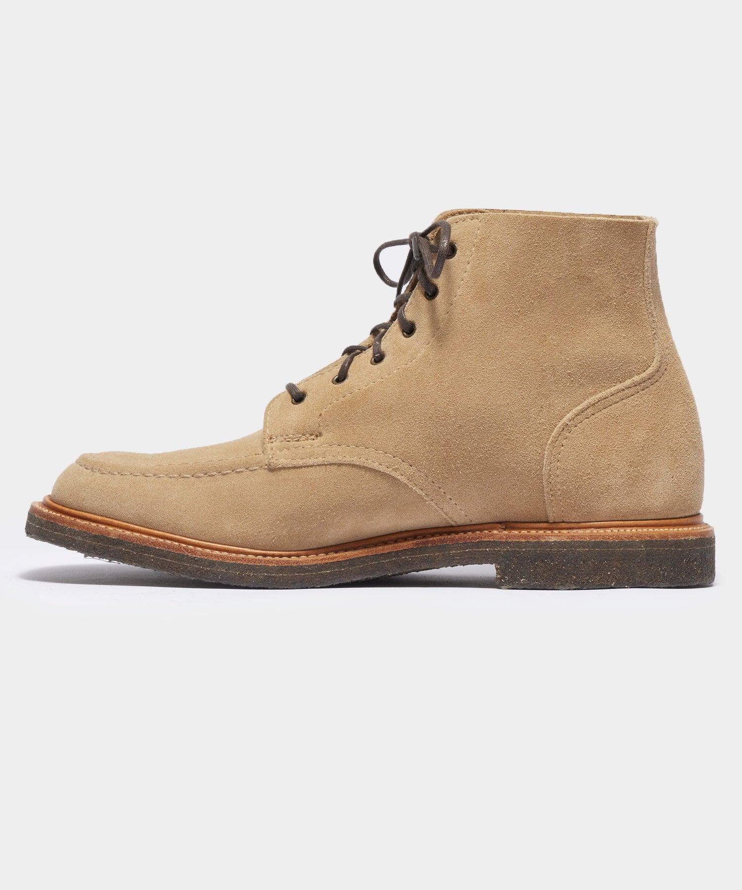 Todd Snyder x Sanders Apron Boot in Milkshake Suede Product Image