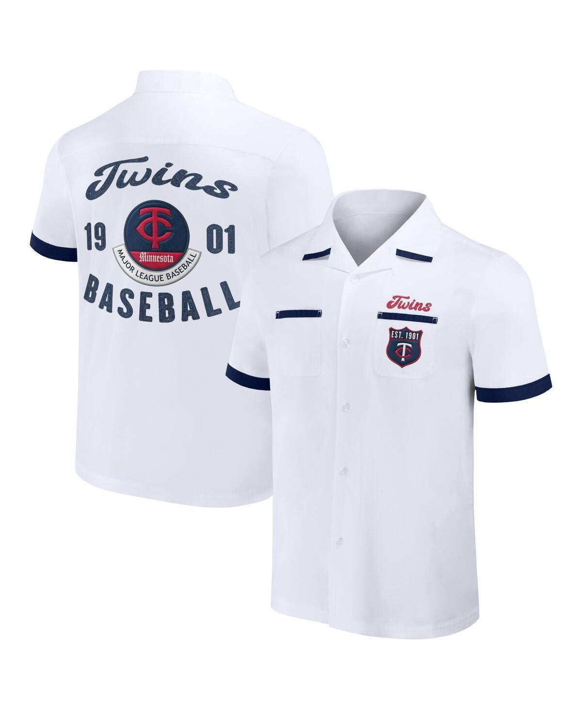 Mens Darius Rucker Collection by Fanatics Minnesota Twins Bowling Button-Up Shirt Product Image