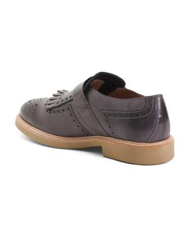 Leather Lace Up Oxfords for Men Product Image