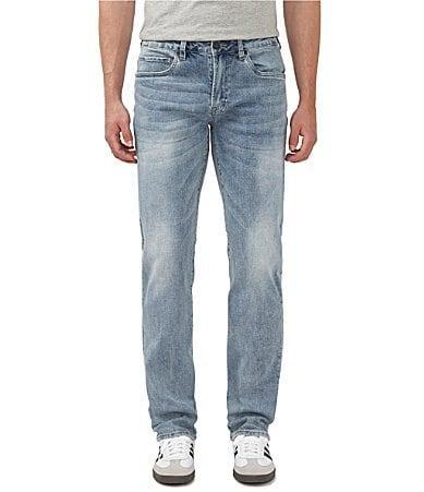 BUFFALO David Bitton Mens Straight Fit Washed Jeans - Indigo Product Image