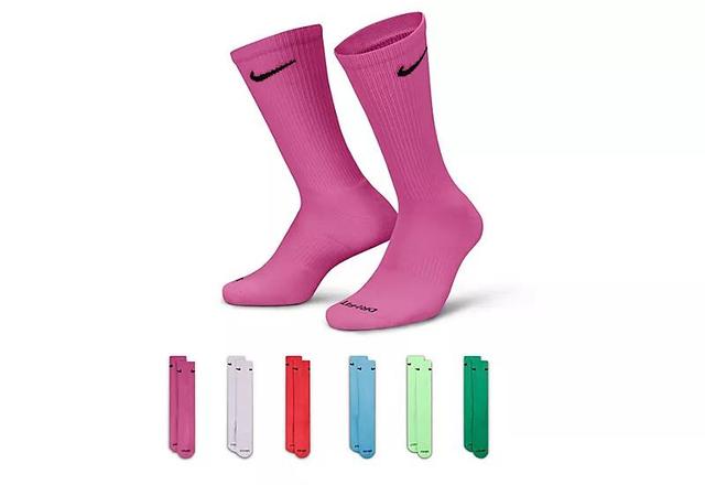 Nike Men's Medium Everyday Cushioned Crew Socks 6 Pairs Product Image