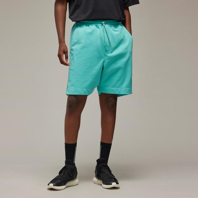 adidas Y-3 French Terry Shorts Acid Mint M Mens Product Image