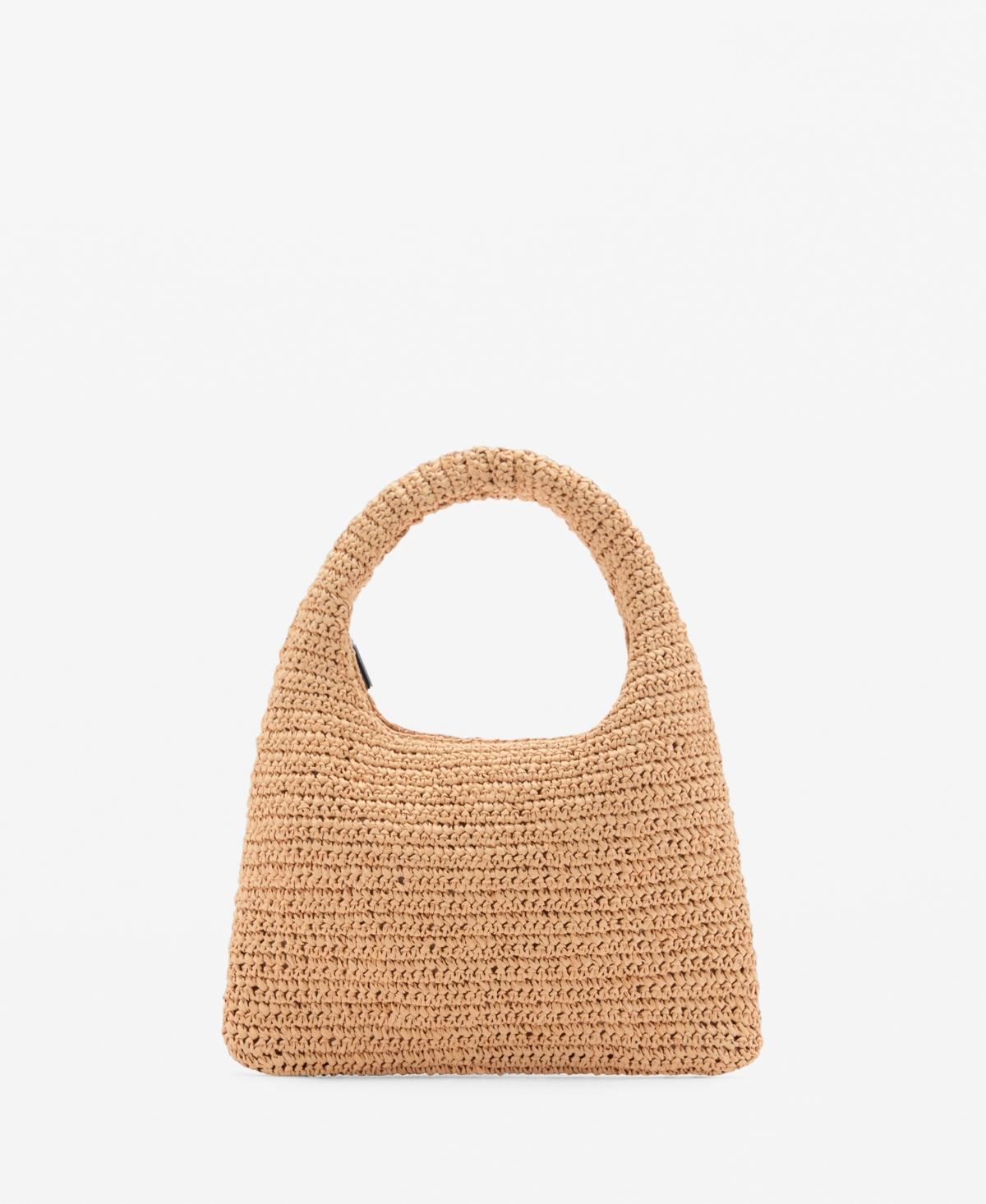 Mango Womens Natural Fiber Shoulder Bag Product Image