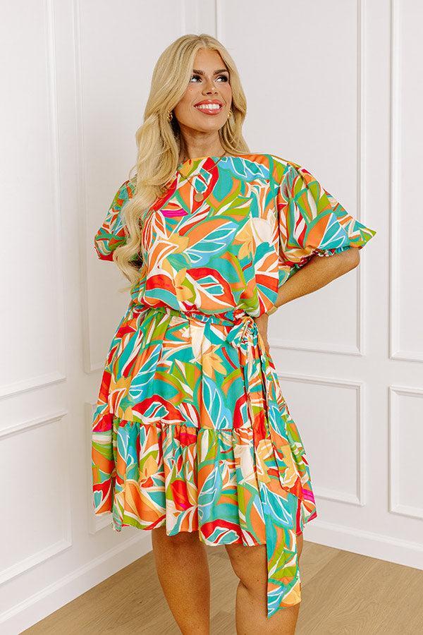 Tonic and Tropics Mini Dress Curves Product Image