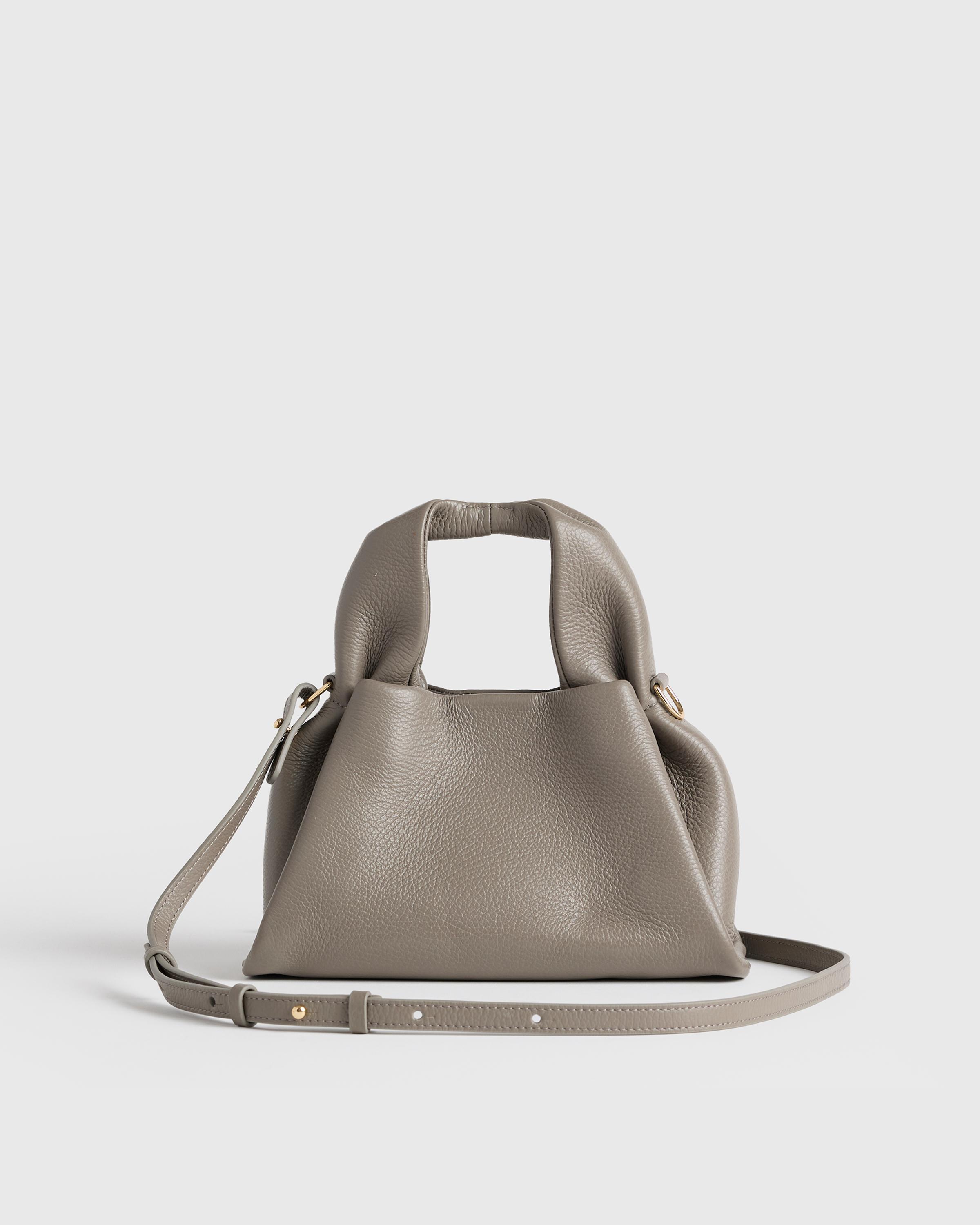 Italian Leather Trapeze Crossbody Product Image