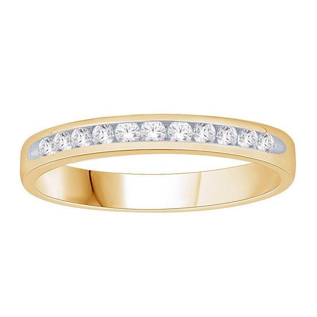 Diamond Medley 14k Gold 1/4 Carat T.W. Lab-Grown Diamond Ring, Womens White Product Image