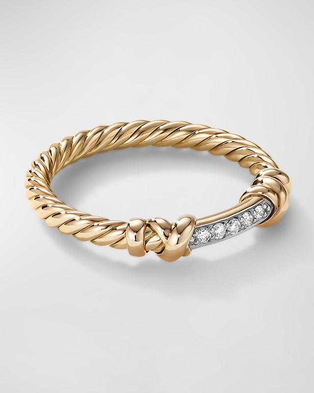 Womens Petite Helena Wrap Ring In 18K Yellow Gold Product Image