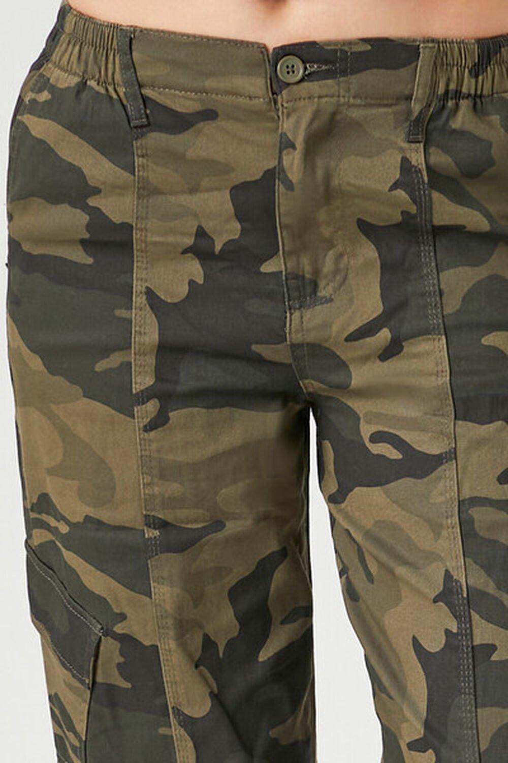 Twill Camo Print Cargo Pants | Forever 21 product image