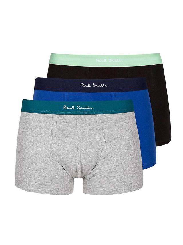 Mens 3-Pack Stretch Cotton Trunks Product Image