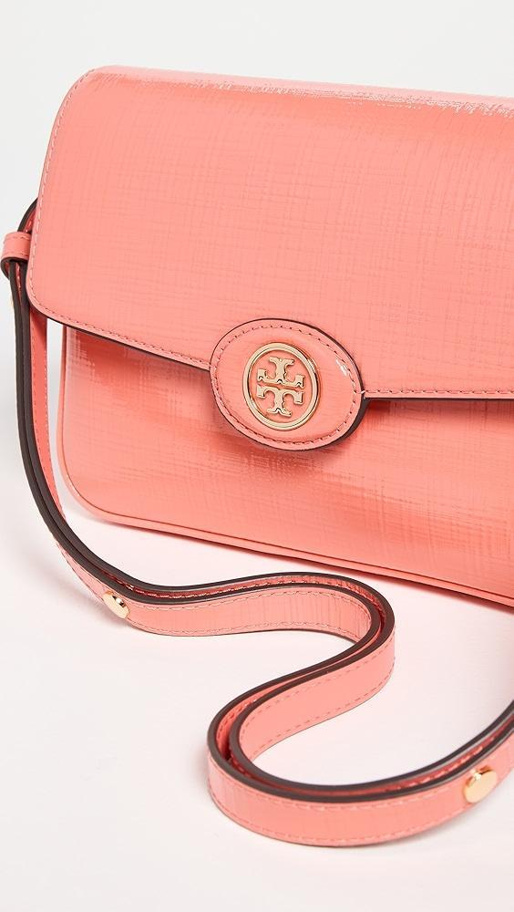 Tory Burch Robinson Crosshatched Convertible Shoulder Bag | Shopbop Product Image