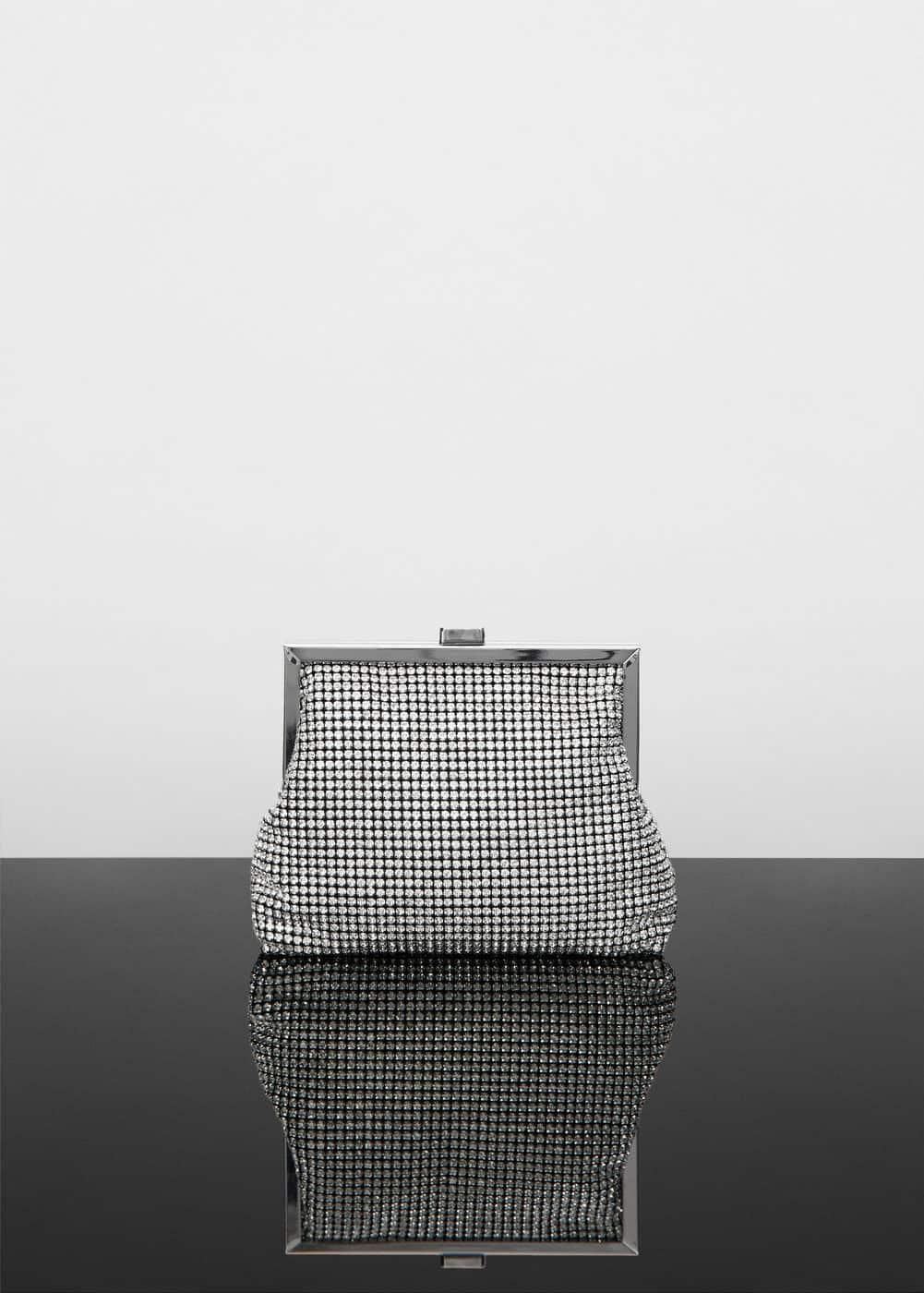 MANGO - Crystal clutch bag - One size - Women Product Image