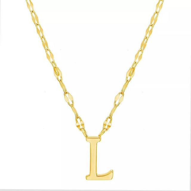 Paige Harper Initial Necklace, Womens A Gold Tone Product Image