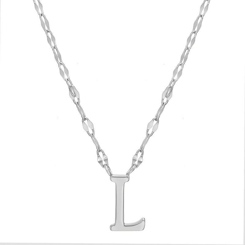 Paige Harper Initial Necklace, Womens L Sterling Product Image