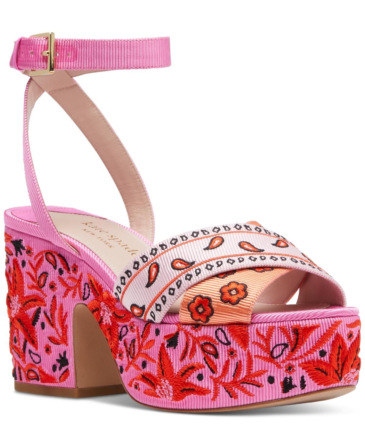 Womens Rio Bandana Patchwork Platform Sandals Product Image