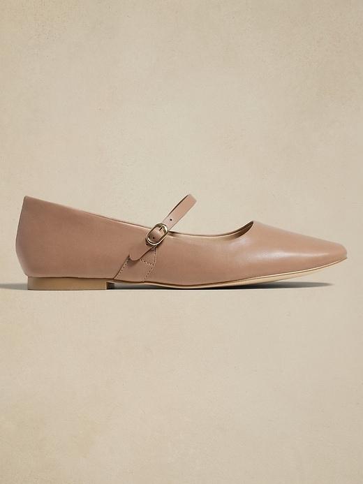 Vegan Leather Maryjane Ballet Flat Product Image