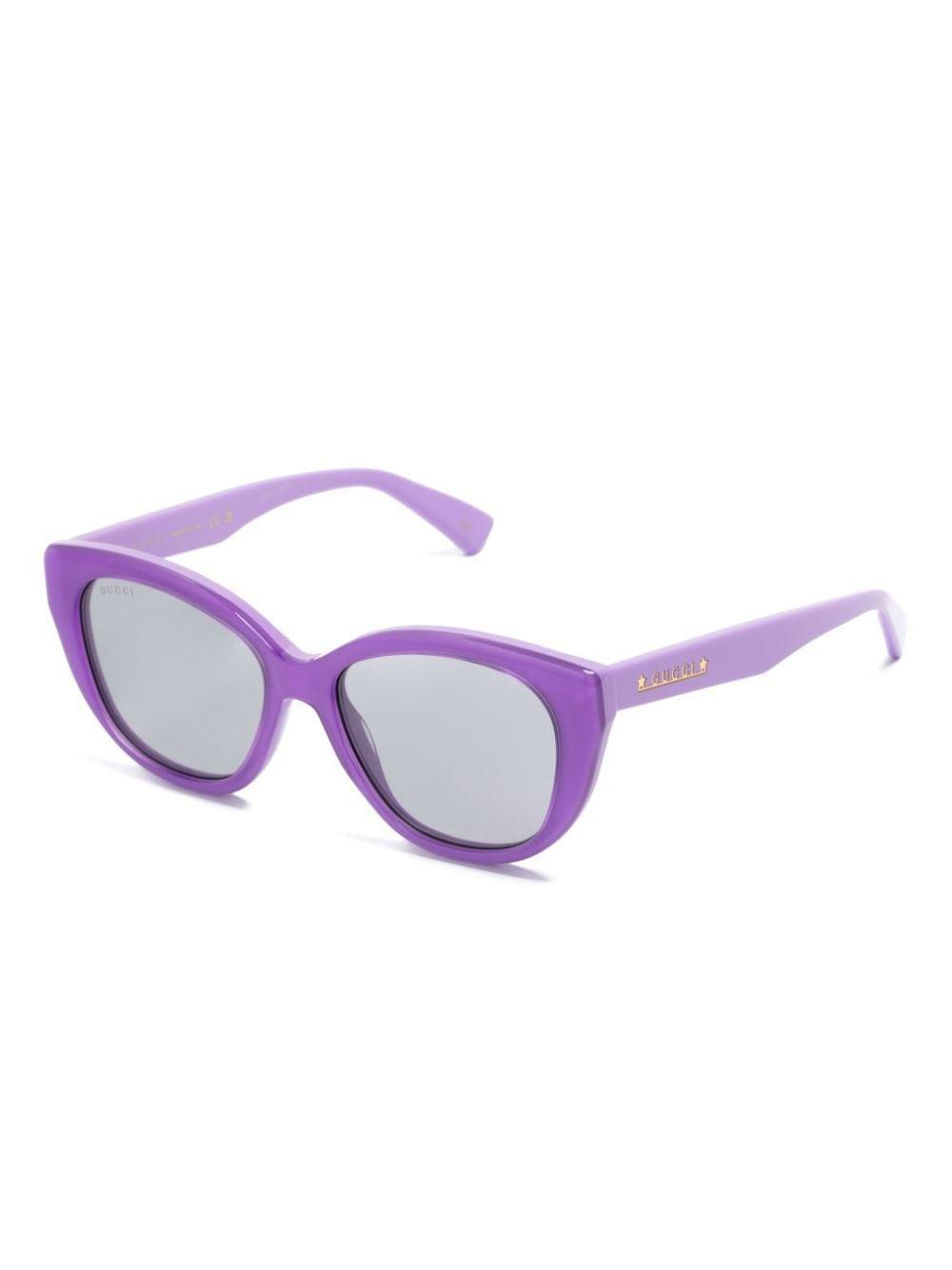 Cat-eye Sunglasses In Purple Product Image