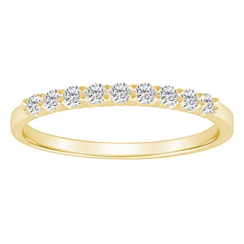 Diamond Wedding Band (1/4 ct. t.w.) in 14k Gold Product Image