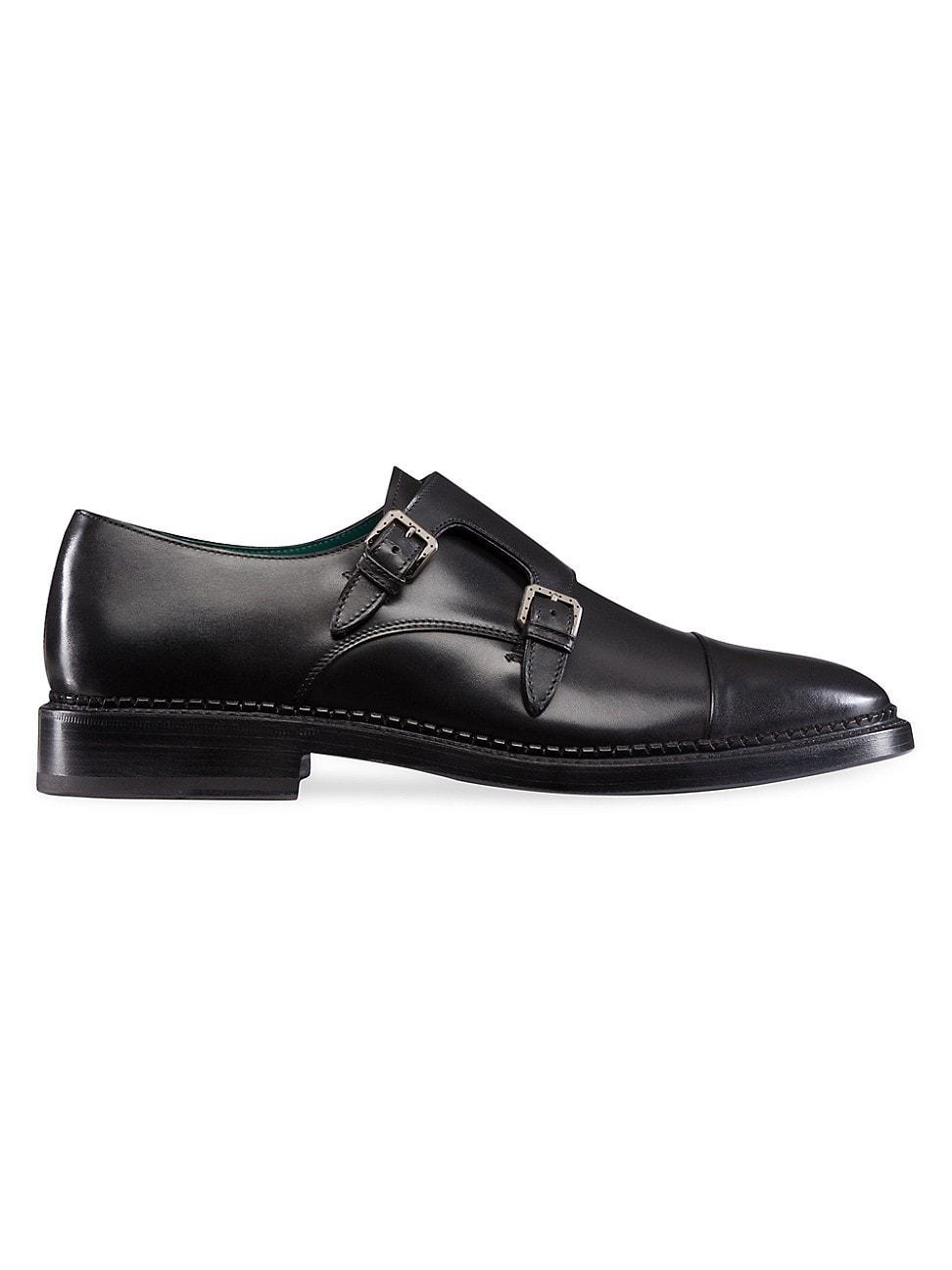 Mens Calfskin Monk Strap Shoes Product Image