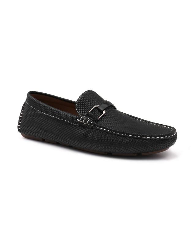 Aston Marc Mens Embossed Loafers Product Image