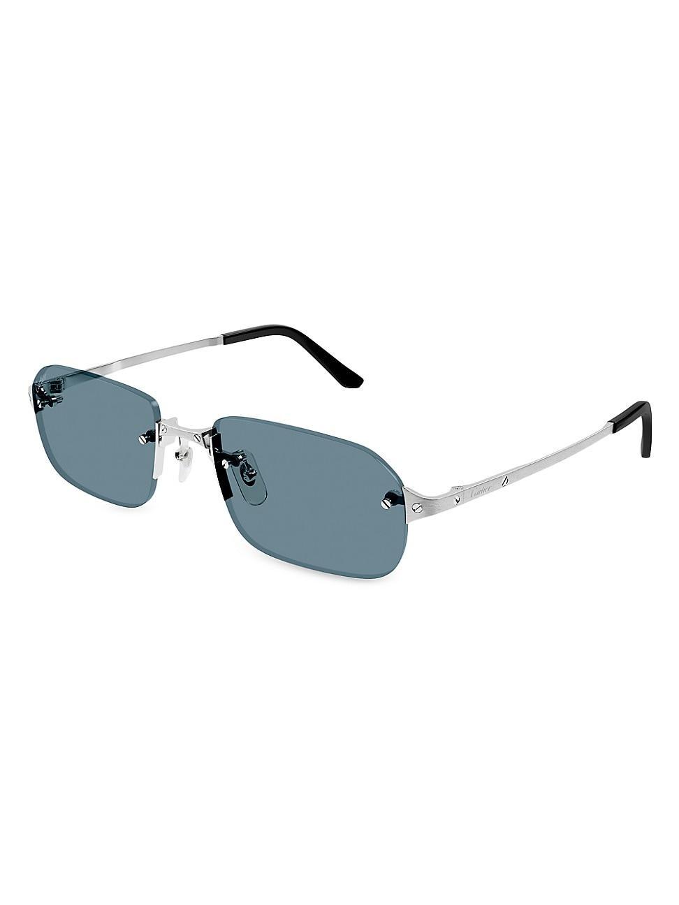 Mens Santos Classic 56MM Rectangular Sunglasses Product Image