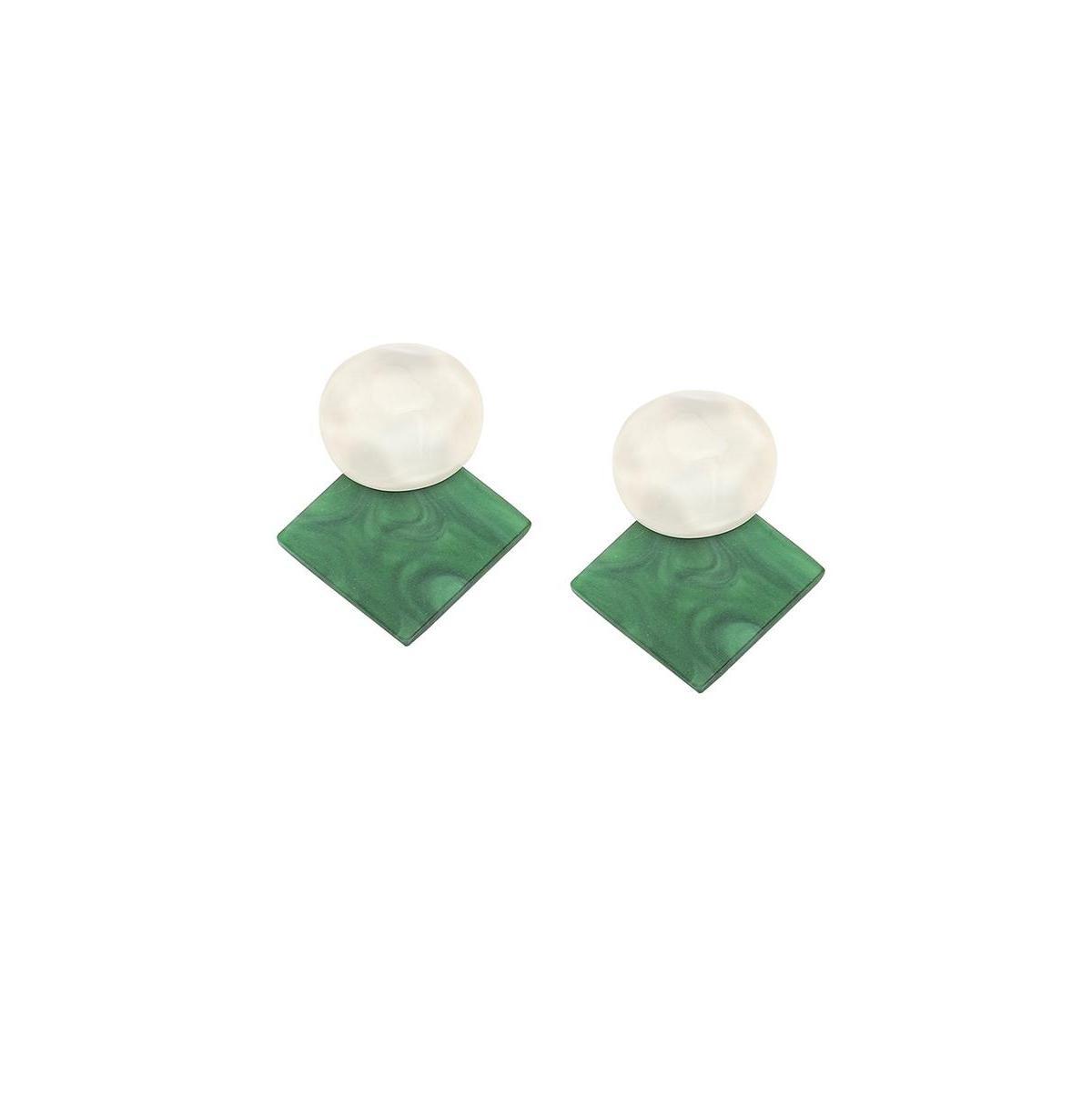 Sohi Womens Geometric Drop Earrings Product Image