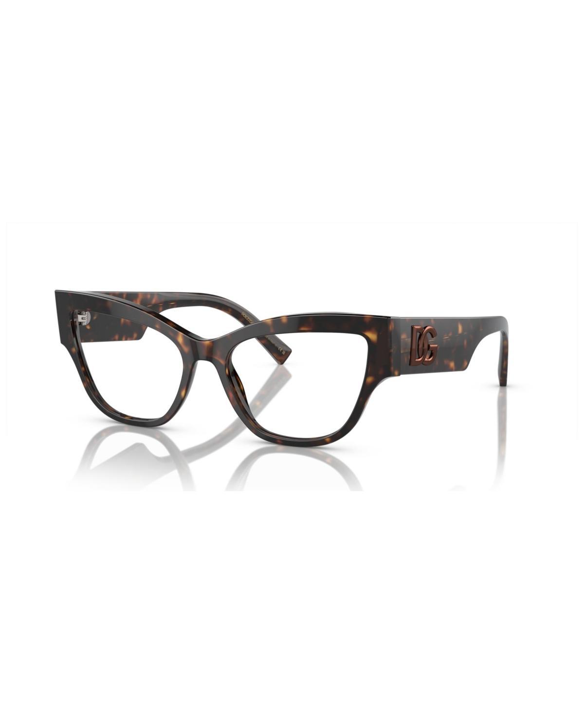 DOLCE & GABBANA Women's Eyeglasses, Dg3378 In Havana Product Image