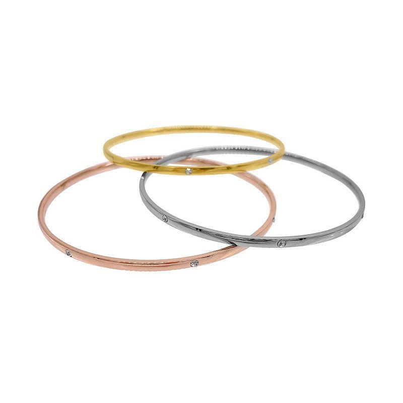 Adornia Trio Bangle Set Product Image