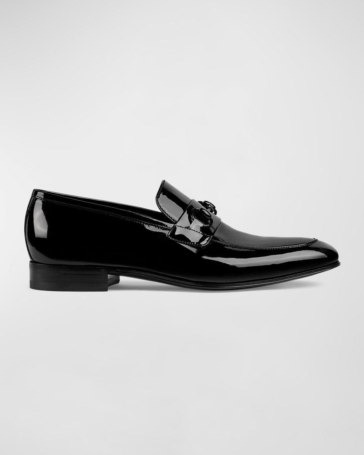 Mens Ed Patent Leather Bit Loafers Product Image