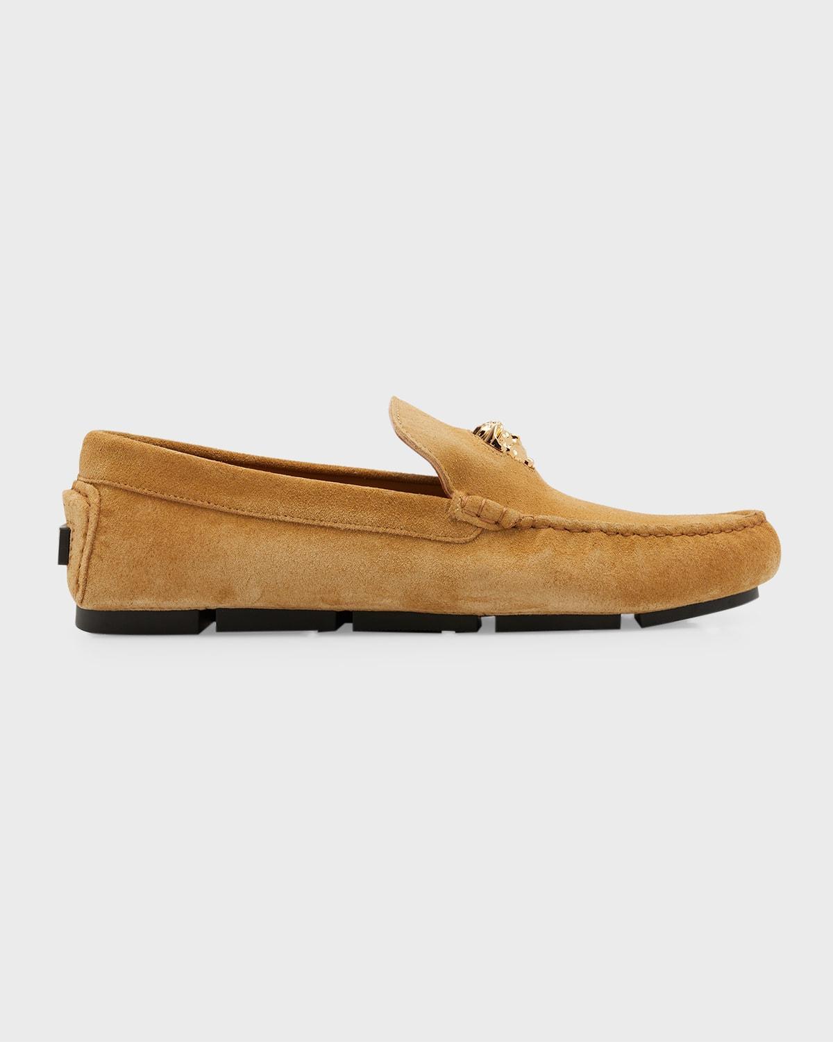 Mens Suede Driver Loafers Product Image