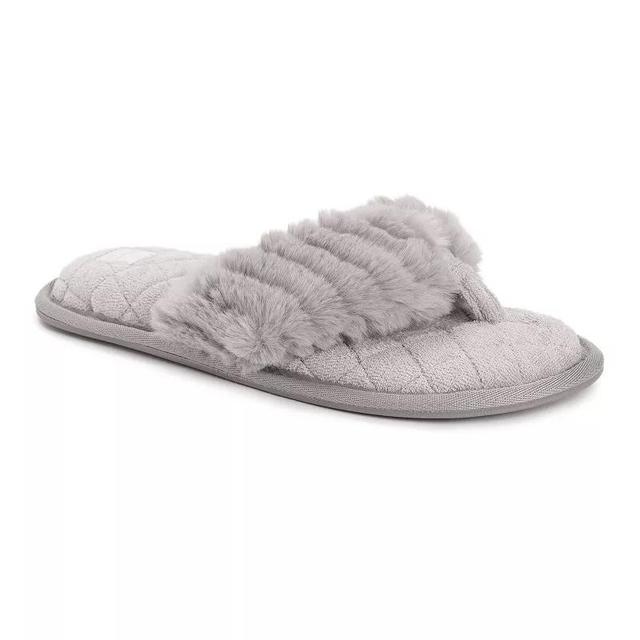 MUK LUKS Womens Maren Thong Slippers Product Image