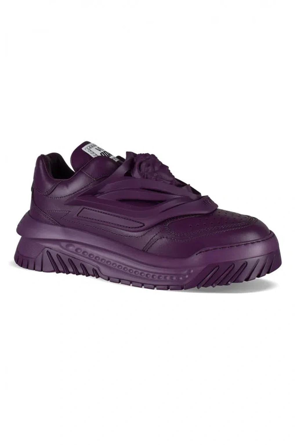 VERSACE Odissea Sneakers In Purple Product Image