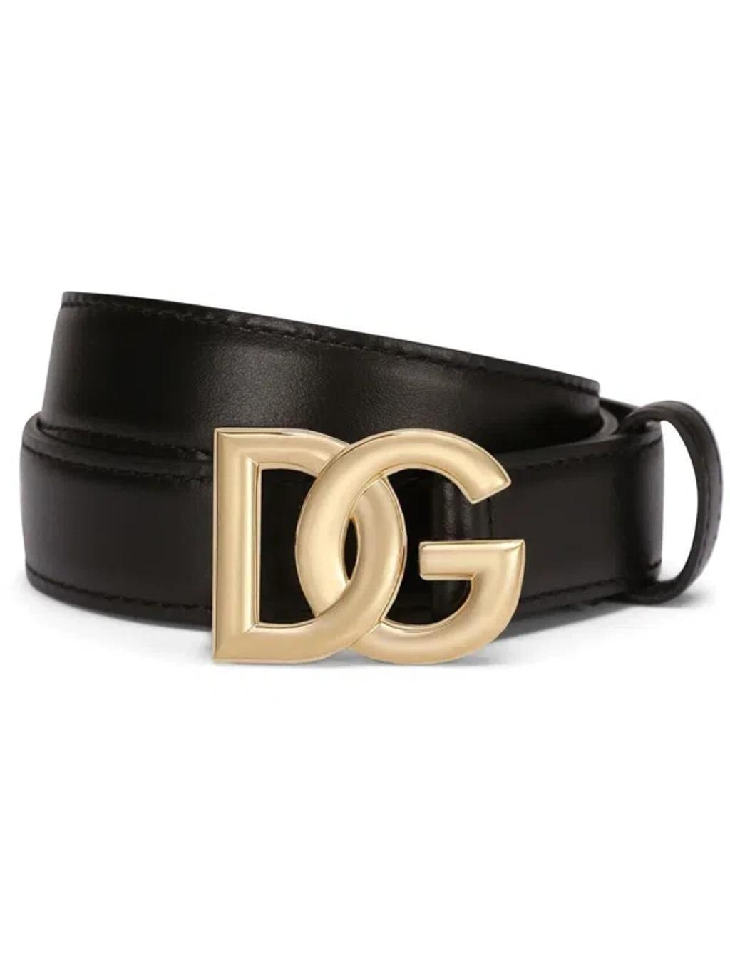 Logo-plaque Buckle-fastening Belt In Black Product Image