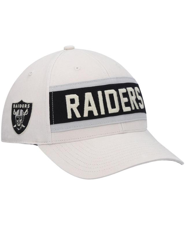 Men's '47 Cream Las Vegas Raiders Crossroad MVP Adjustable Hat Product Image