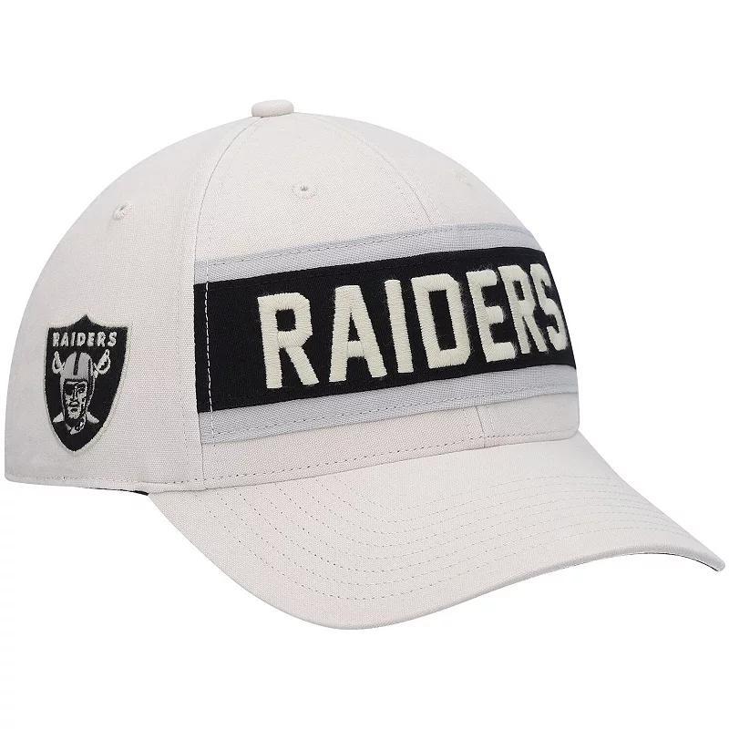 Men's '47 Cream Las Vegas Raiders Crossroad MVP Adjustable Hat Product Image