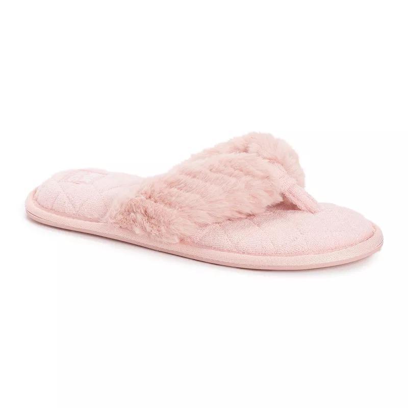 MUK LUKS Womens Maren Thong Slippers Product Image