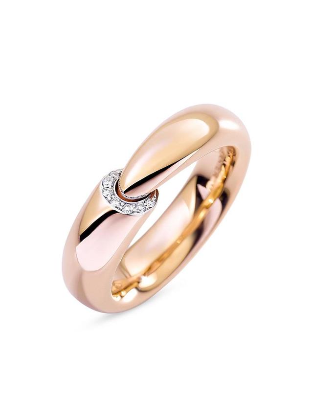 Womens Calla The One 18K Rose Gold & 0.05 TCW Diamond Ring Product Image