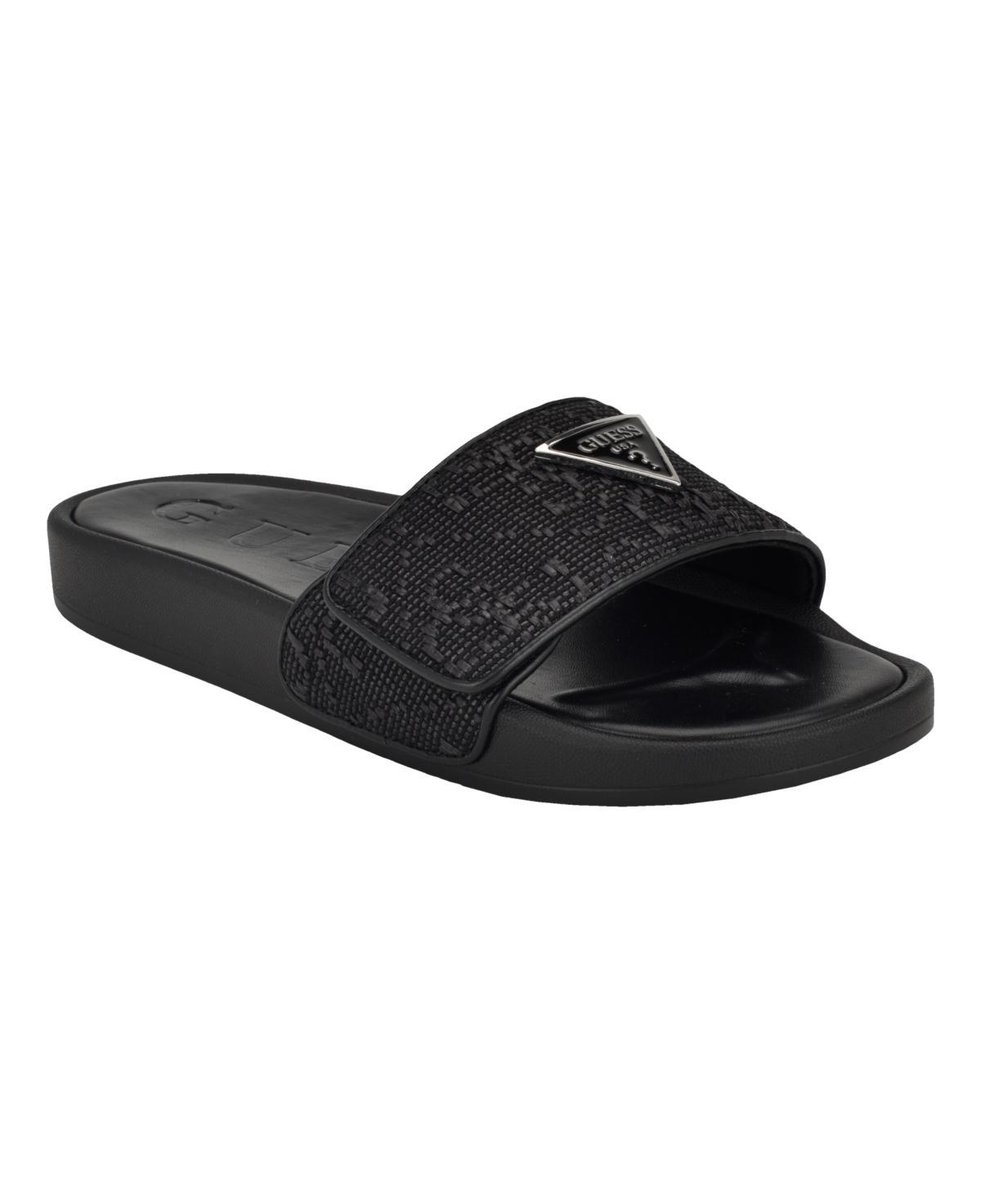 Guess Womens Callena Logo Pool Slides Product Image