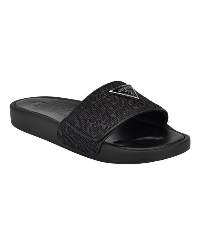 Guess Womens Callena Logo Pool Slides Product Image