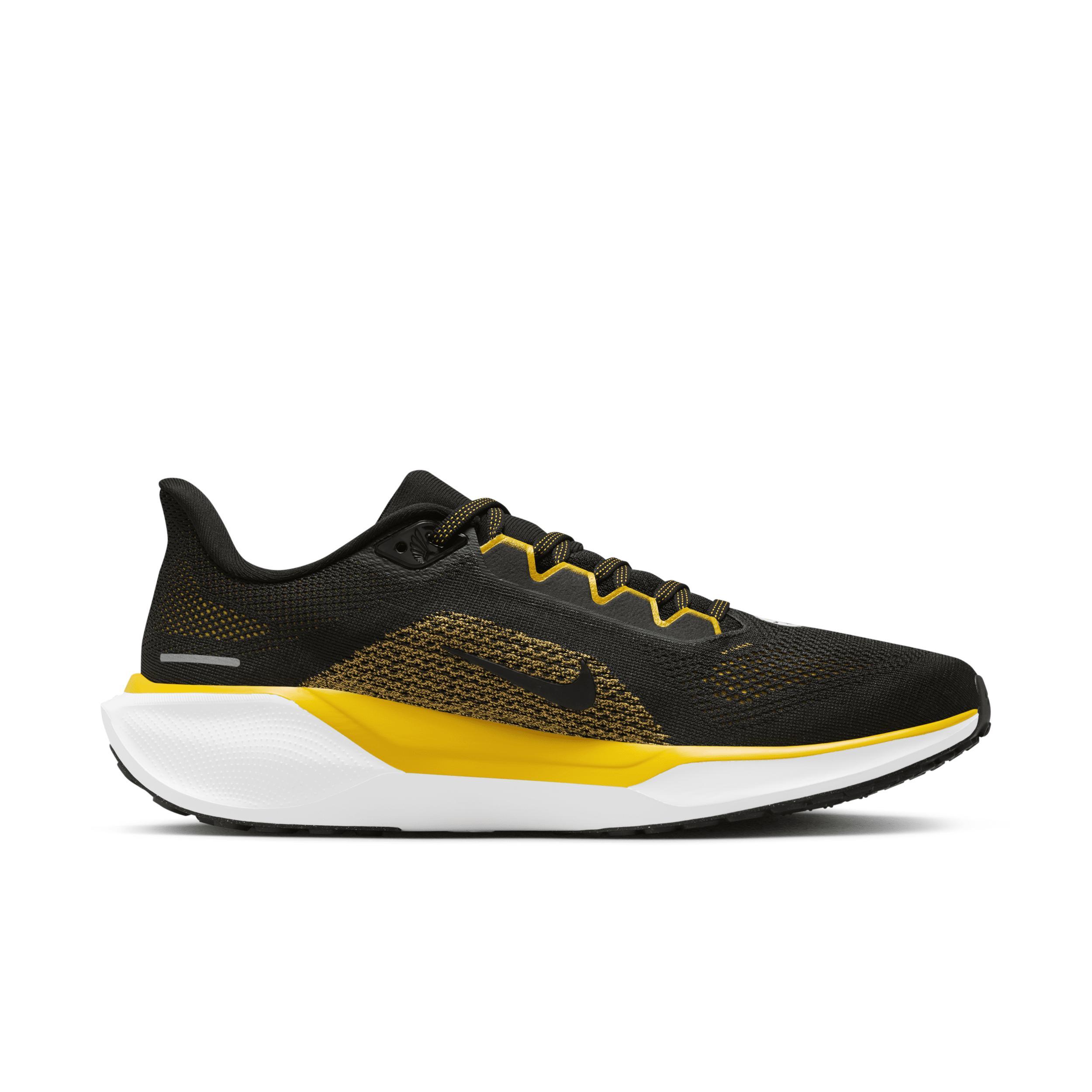 Nike Mens Pegasus 41 NFL Pittsburgh Steelers Road Running Shoes Product Image