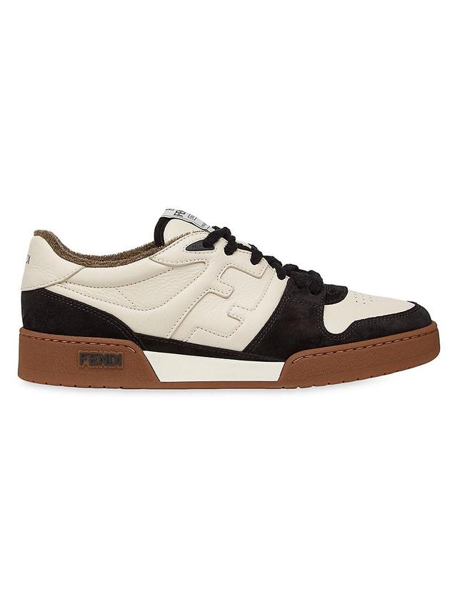 Mens Match Leather Sneakers Product Image