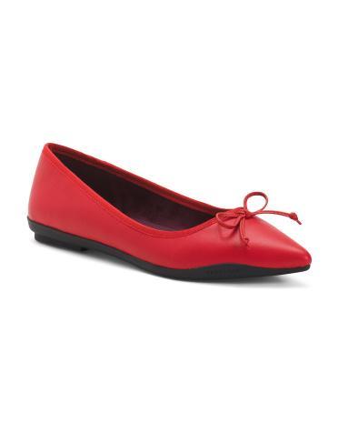 Leather Dumas Pointy Toe Flats for Women Product Image