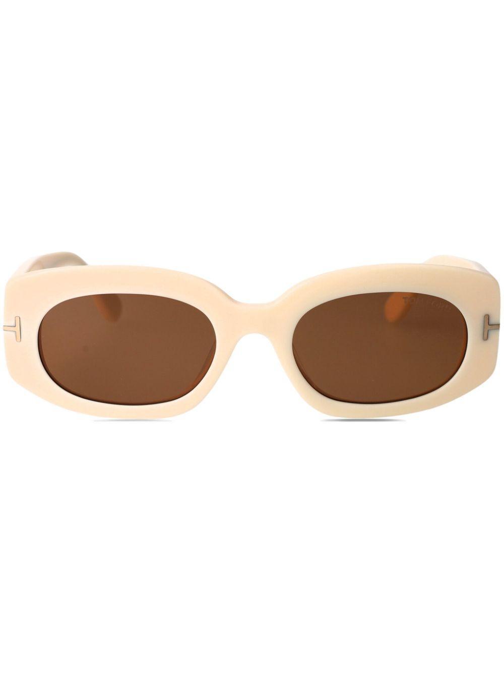 TOM FORD Sunglasses In Cream White Product Image