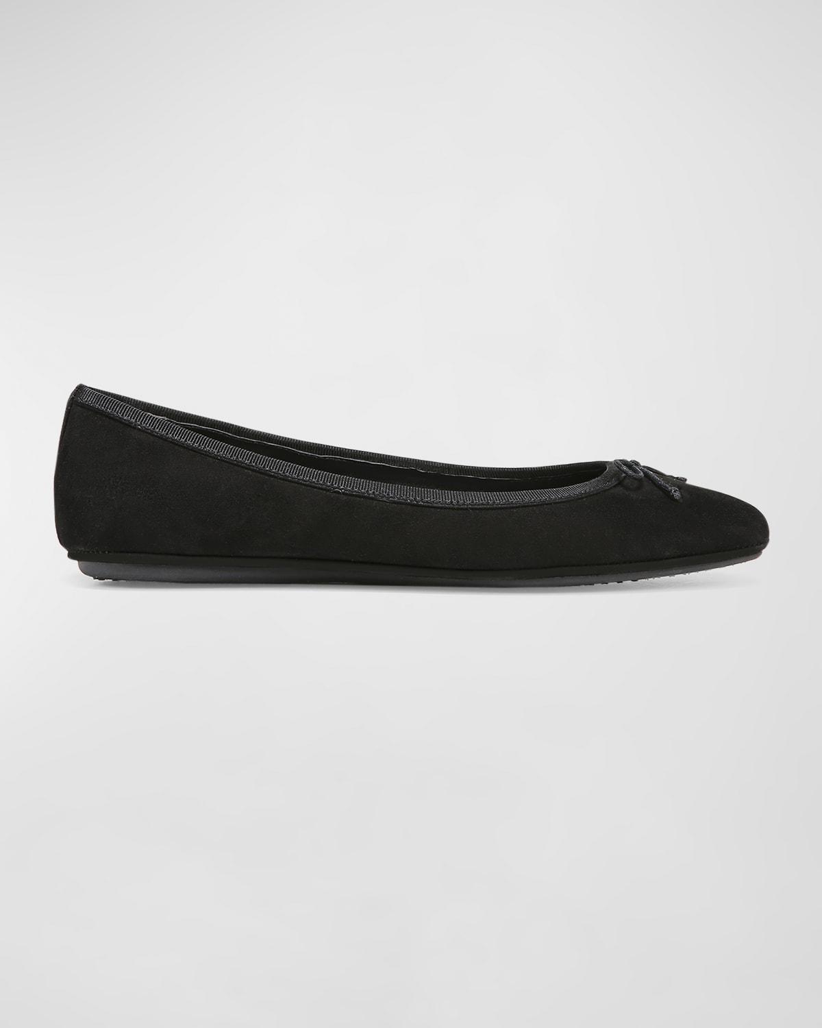 Veronica Beard Womens Beatrix Slip On Bow Ballet Flats Product Image