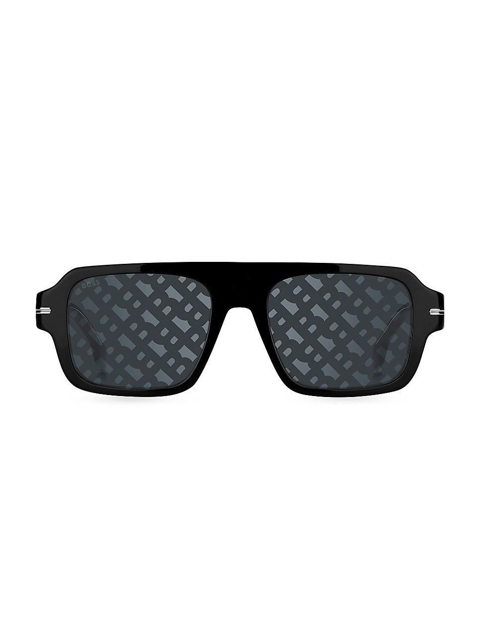 Mens 53MM Square Sunglasses Product Image