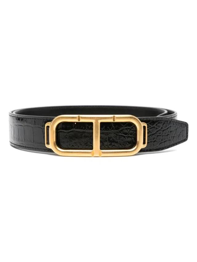 Stadium Buckle Belt In Black Product Image